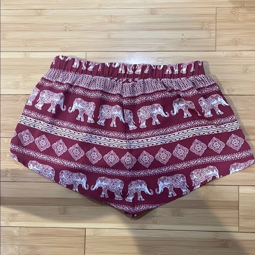 Elephant Print Women's Shorts